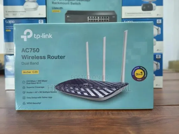 Archer C20 Ac750 Wireless Dual Band Router · Photo 1