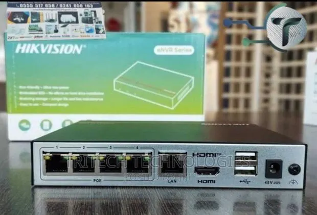 Hikvision Envr 4channel With Poe Essd 1tb Built-in SSD · Photo 1