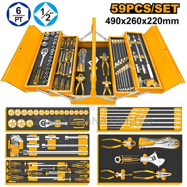 59 PCS Tool Chest Set - Htcs15591 · Photo 1