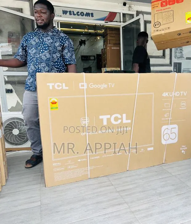 Lovely Design TCL 65” Smart Satellites Android TV(Black)2025 Model. · Photo 1
