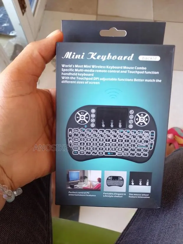 Mini Wireless Keyboard With Touchpad Backlight · Photo 1
