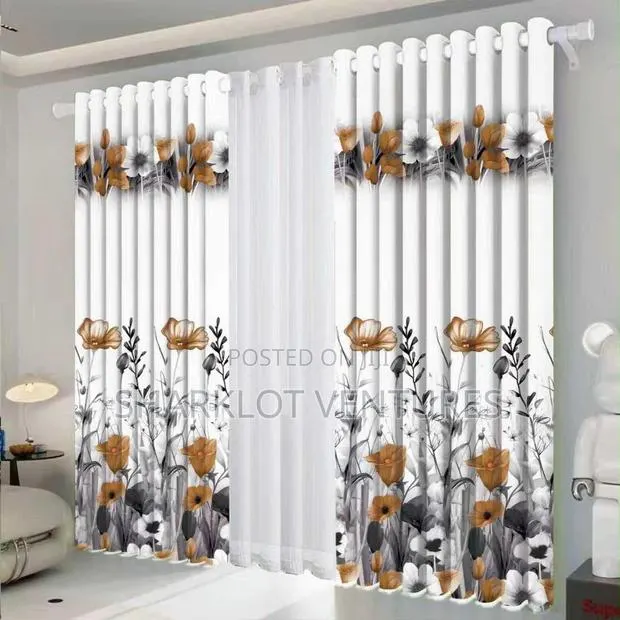 Voile Sunblock 4pcs Curtains · Photo 1