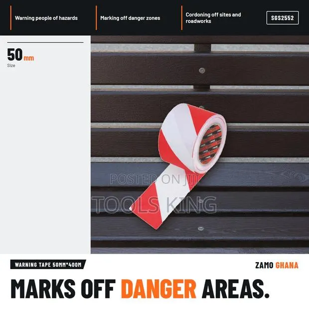 Warning Tape 50Mm*400M - SGS2552 · Photo 1