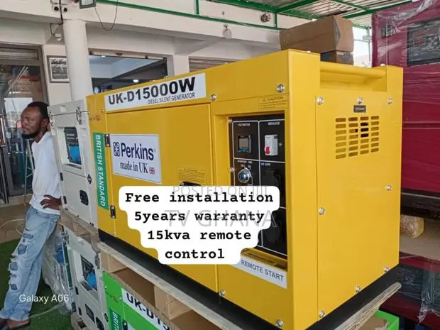 Perkins 15kva Diesel Generator – Remote Controlled Performance · Photo 1