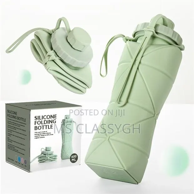 Silicone Foldable Water Bottle, Portable Cup for Outdoor Tra · Photo 1