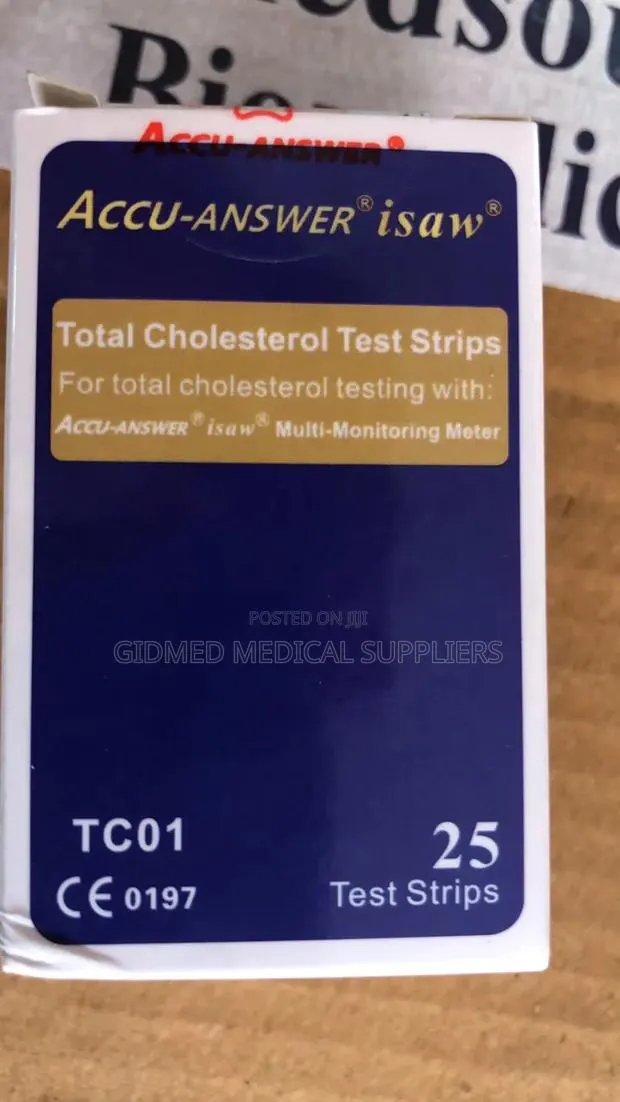 Accu Answer Cholesterol Strips · Photo 1