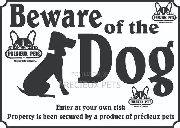 Beware of Dog Sign · Photo 1