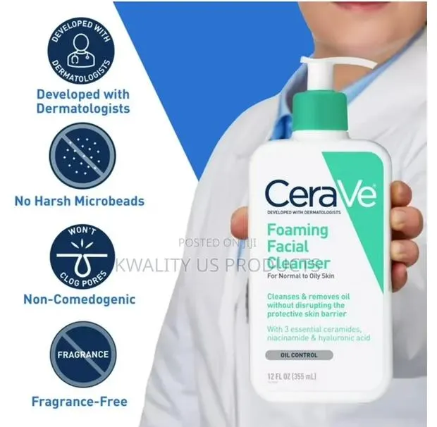 Cerave Foaming Facial Cleanser - 355 Ml · Photo 1