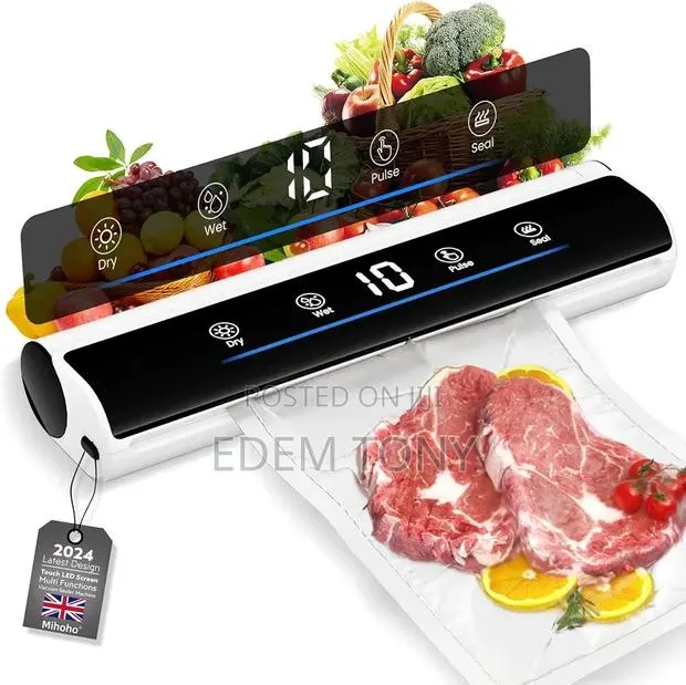 Vacuum Sealer Machine, With LED Display & Voice Activated
