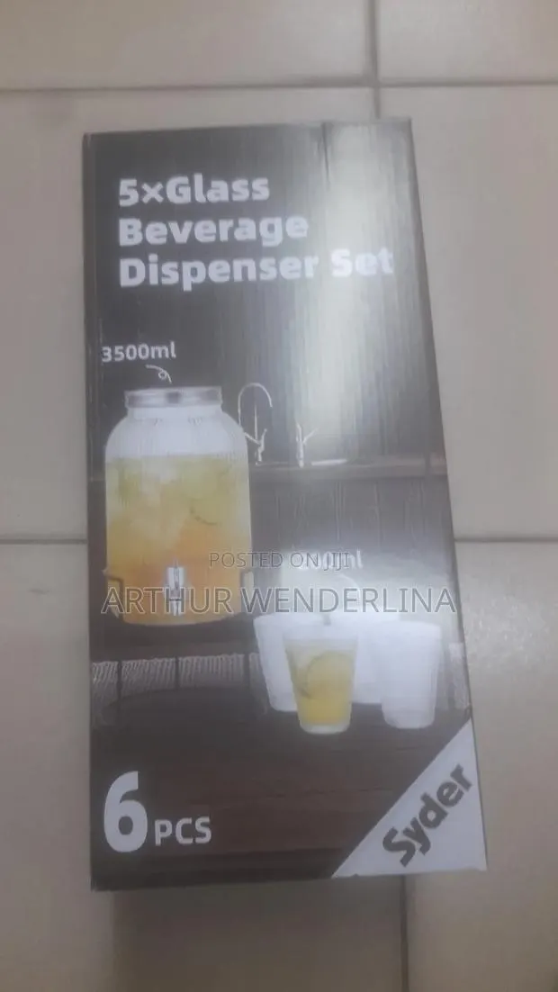 Juice Dispenser With Glass Cups · Photo 1