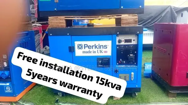 Perkins 15kva Silent Power Generator – Industrial Grade 15kva · Photo 1