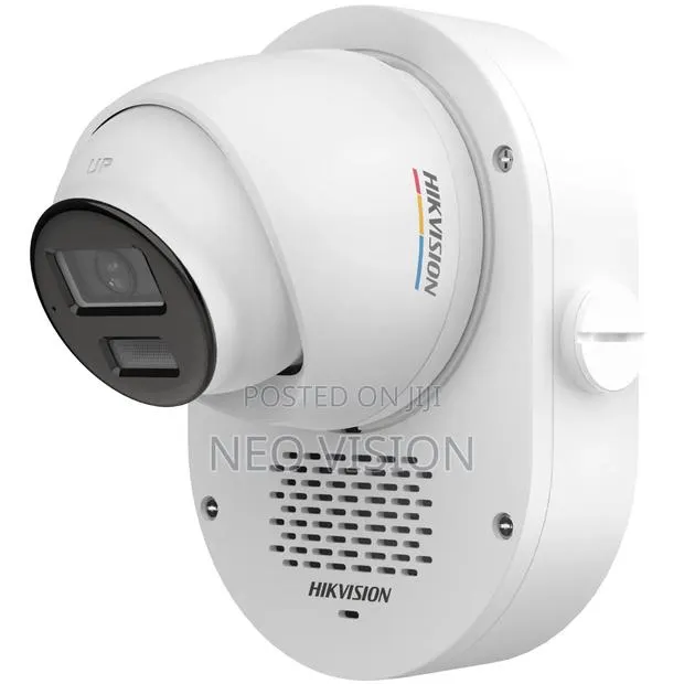 Hikvision 2MP SoundMax Two Way Audio Siren Fixed Turret Camera