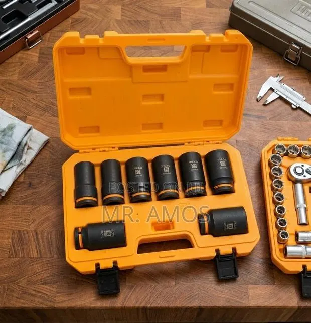 8 PCS Heavy Duty 3/4" DR. Deep Impact Socket Set - HKISSD34086L · Photo 1