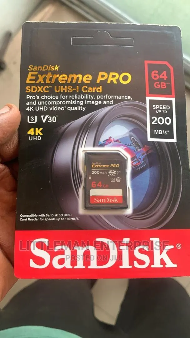 Camera Sandisk Sdcard SDHC SD Card 64GB · Photo 1