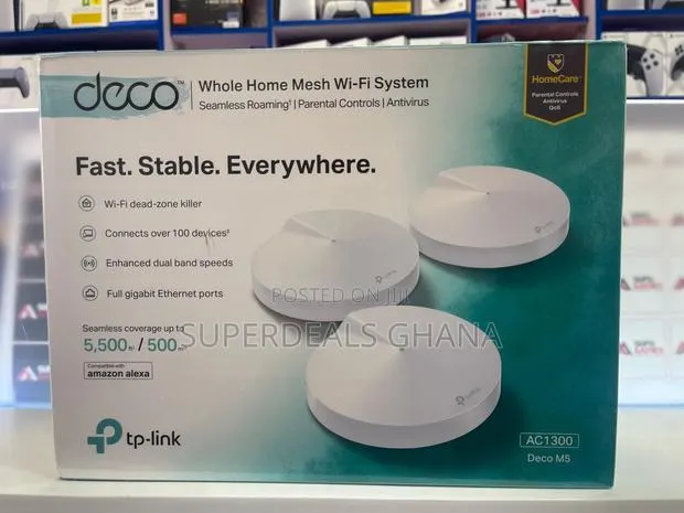 Tp-link Deco M5 Ac1300 Home Mesh Wi-fi System - Pack Of 3 · Photo 1