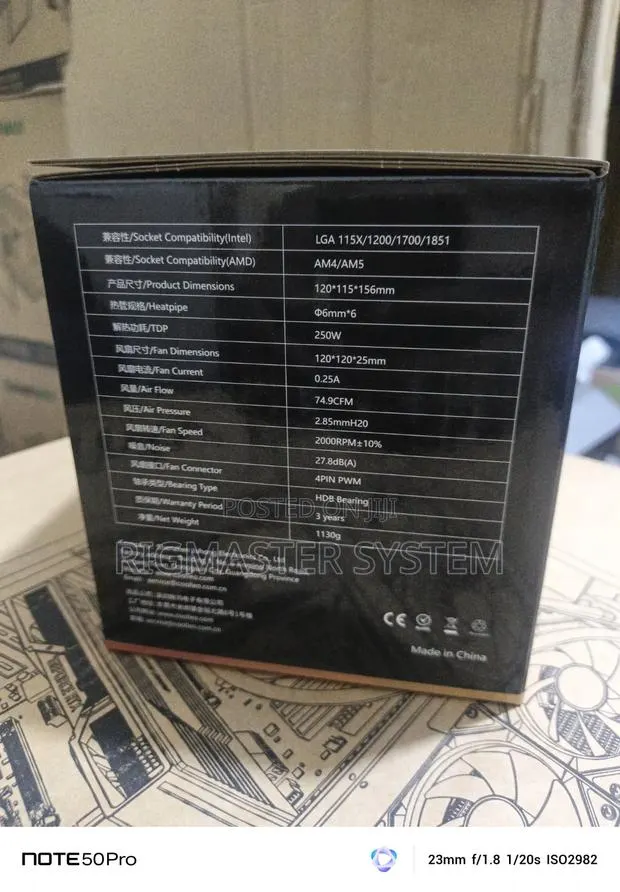 COOLLEO A60 V2 Argb Heatsink Cooler · Photo 4