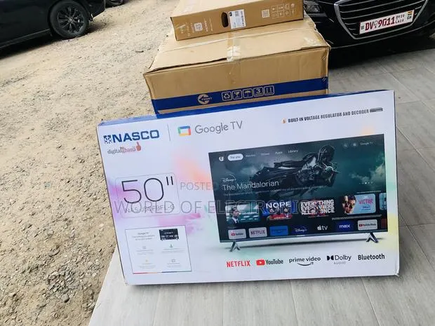 Call for the Nasco 50" Google Smart HDR LED TV (NAS-J50FBFL-G)Black · Photo 1