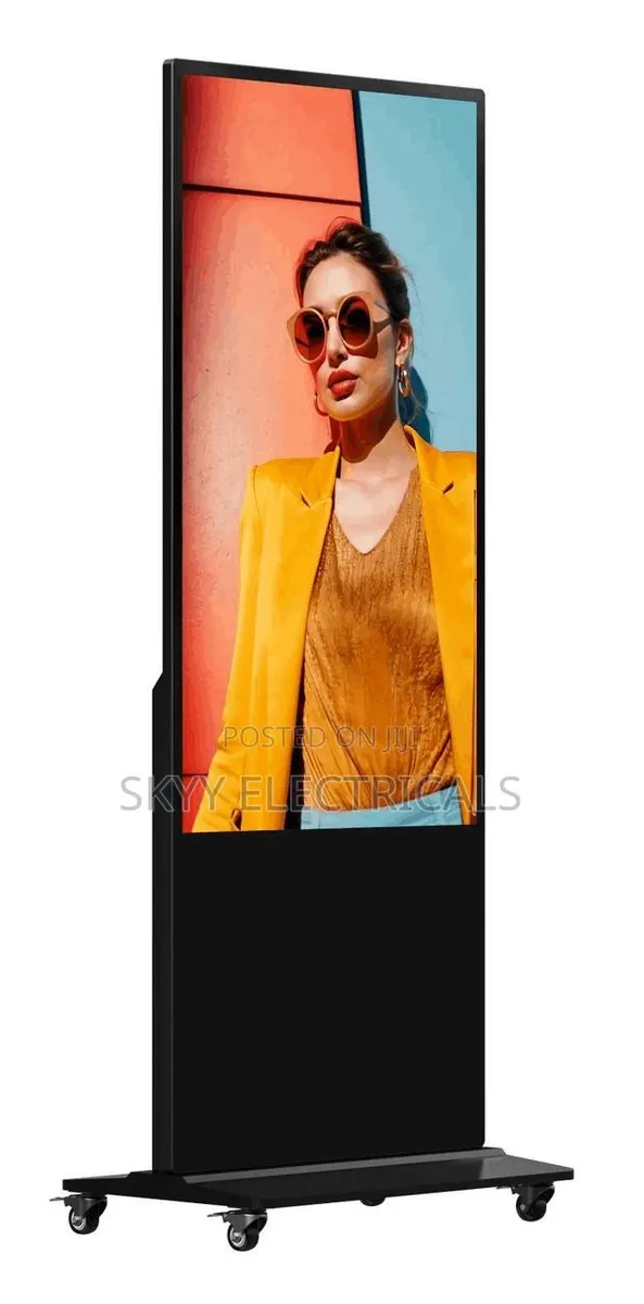 Hikvision 55" Slim Floor Standing Digital Signage Screen Size · Photo 1