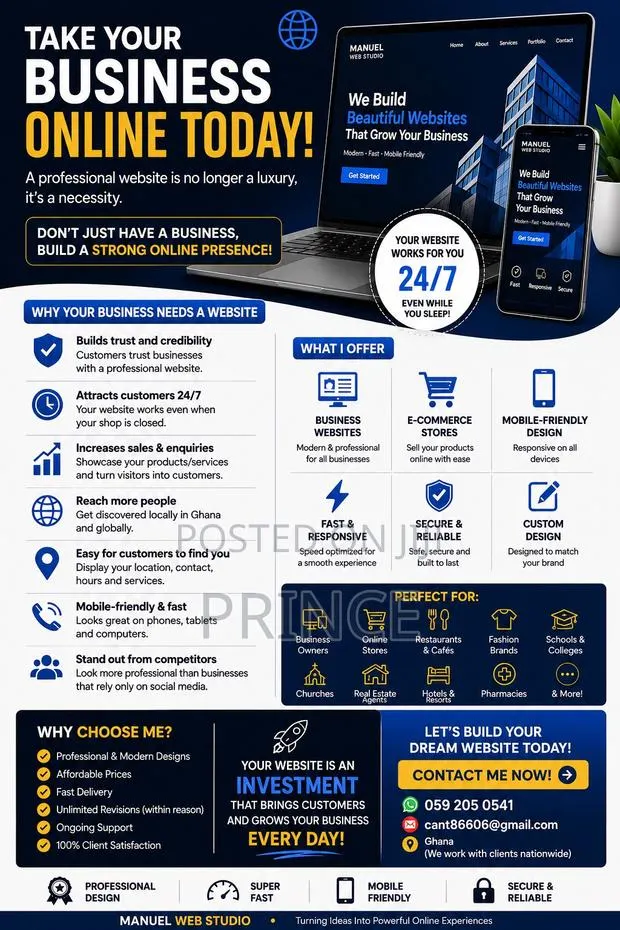 Website Developer and Poster Maker · Photo 1