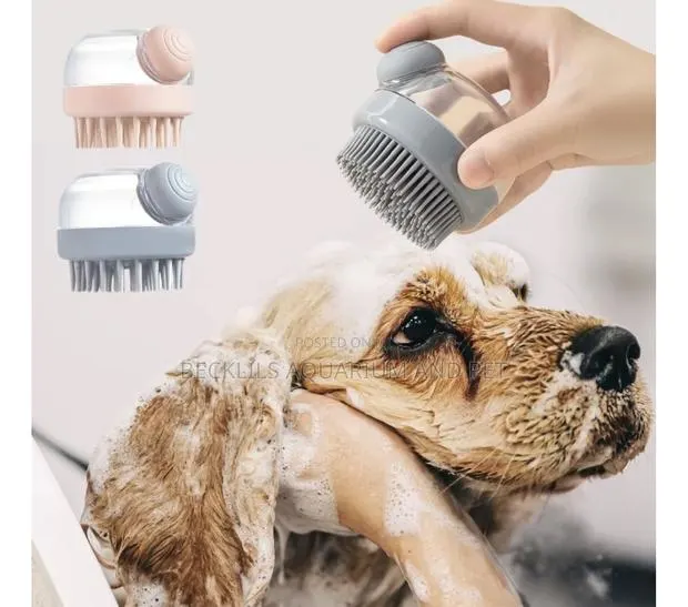 Silicon Bath Brush With Dispenser · Photo 1