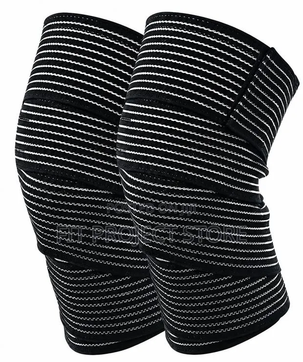 Weightlifting Knee Wraps (Pair) · Photo 1