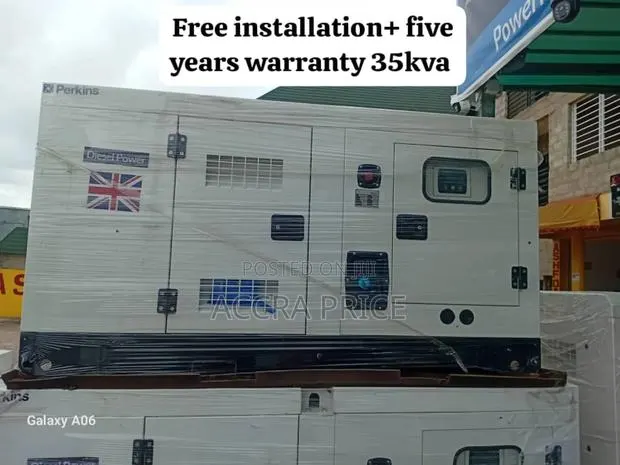 Pinnacle Power Machines 35kva Perkins Diesel Genset 30kw · Photo 1