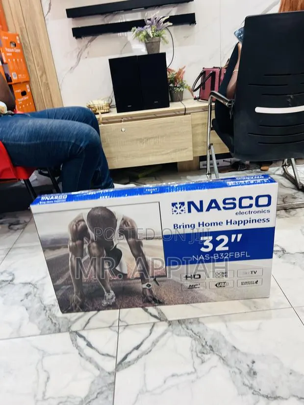 Latest and Affordable Nasco 32” Digital Satellite Television(Black) · Photo 1