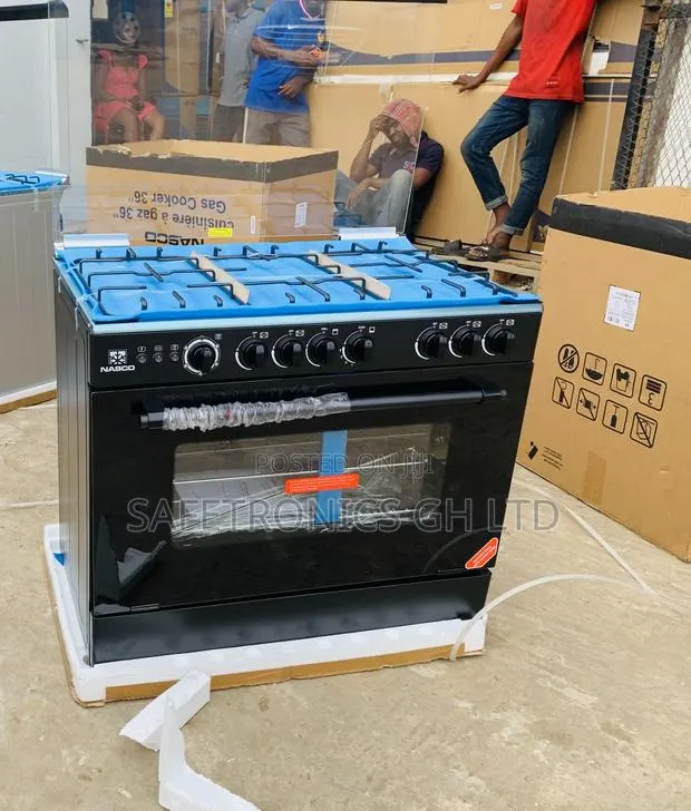 Super Sleek Nasco 5 Burner Gas Cooker With Grill (NASGC-AMG80S) · Photo 1