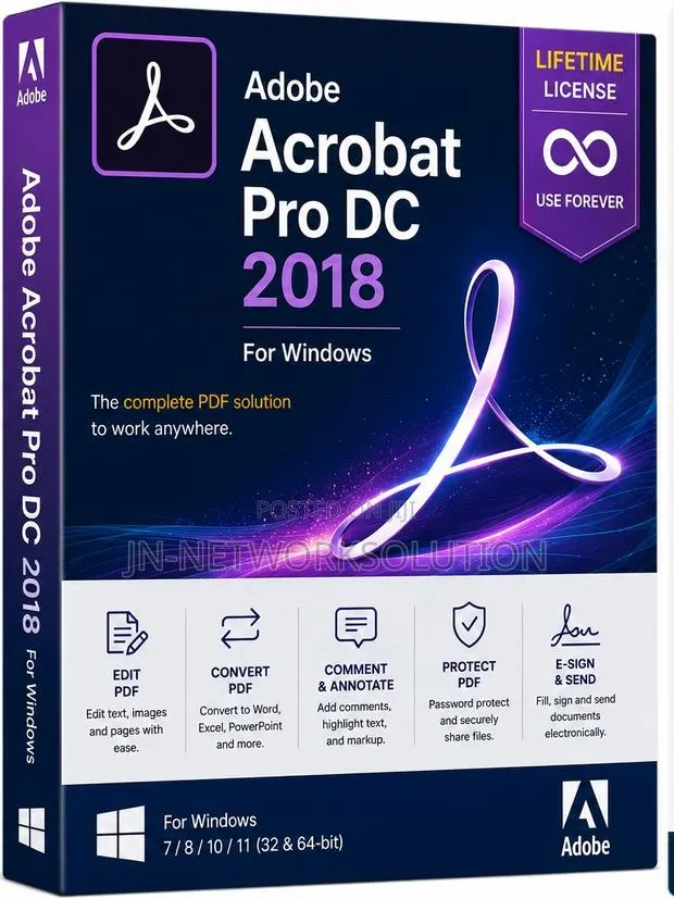 Adobe Acrobat Pro DC 2018 for Windows (Lifetime) · Photo 1
