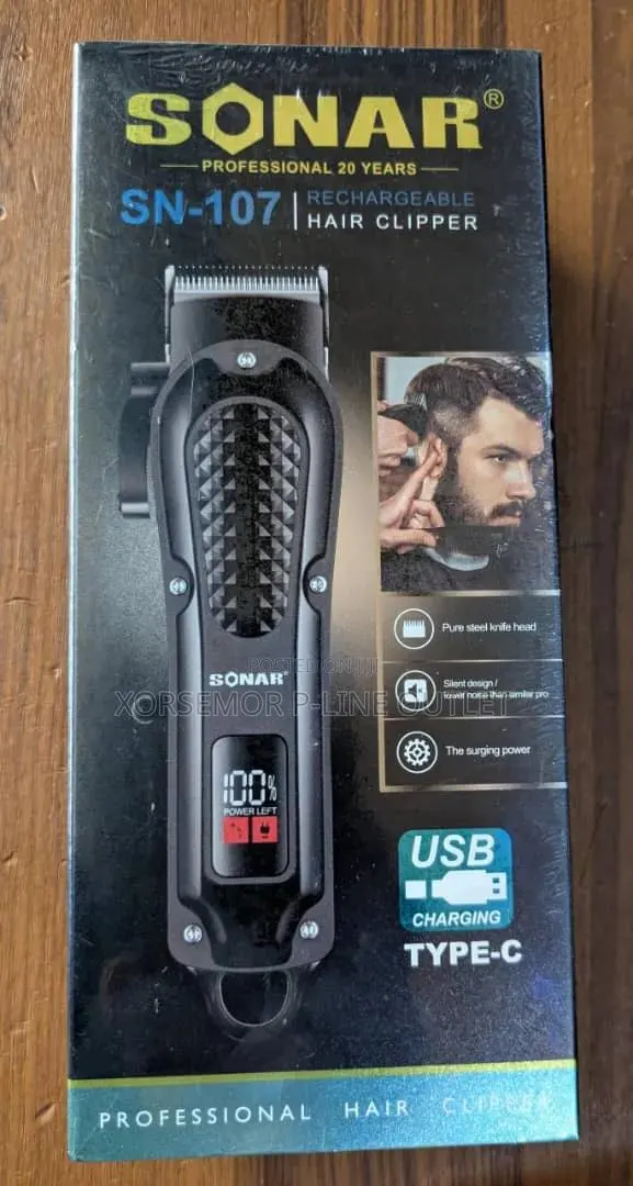 Electric Hair Clippers Adjustable Hair Cutter Machine USB · Photo 1