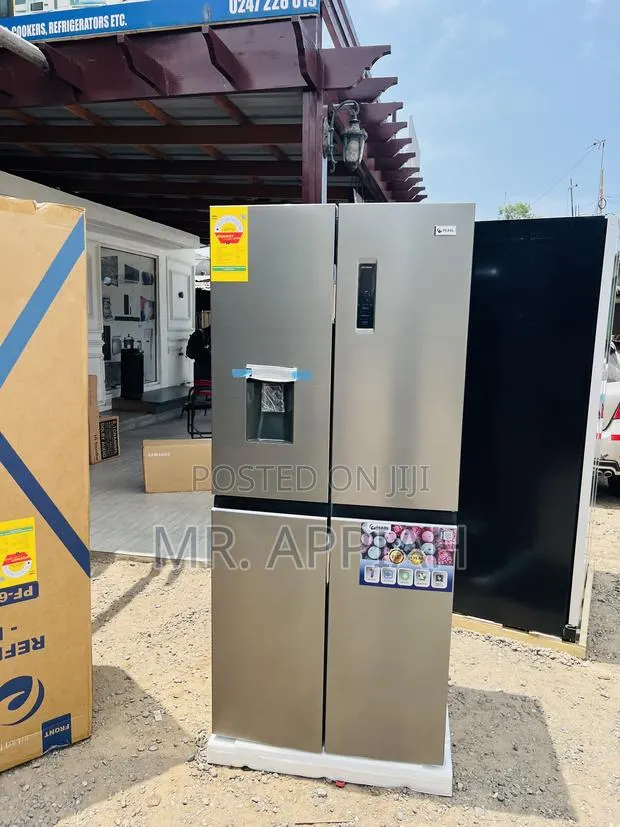 Super Affordable Pearl PF-613MDIXWD-1A 421L Side by Side Fridge,Gray · Photo 1