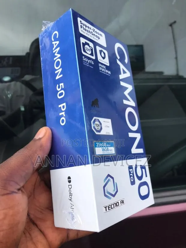 New Tecno Camon 50 Pro 256 GB Black · Photo 1