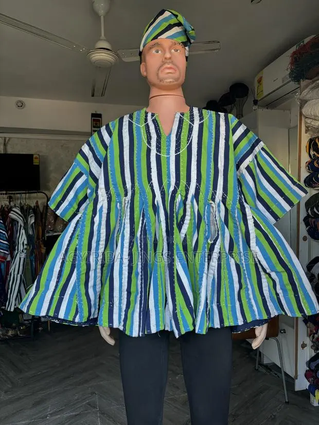 Lemon Green Men Smock · Photo 1