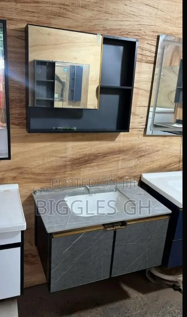 Cabinet Basin With Mirror - 80cm · Photo 1