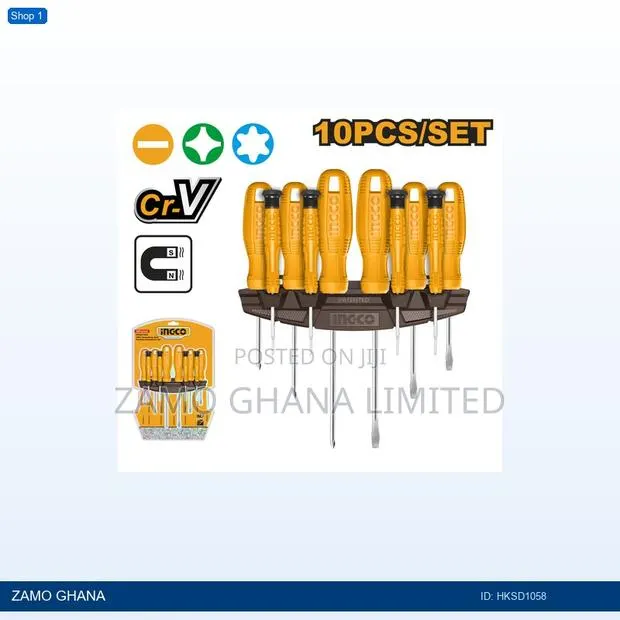 10 PCS Screwdriver and Precision Screwdriver - Hksd1058 · Photo 1