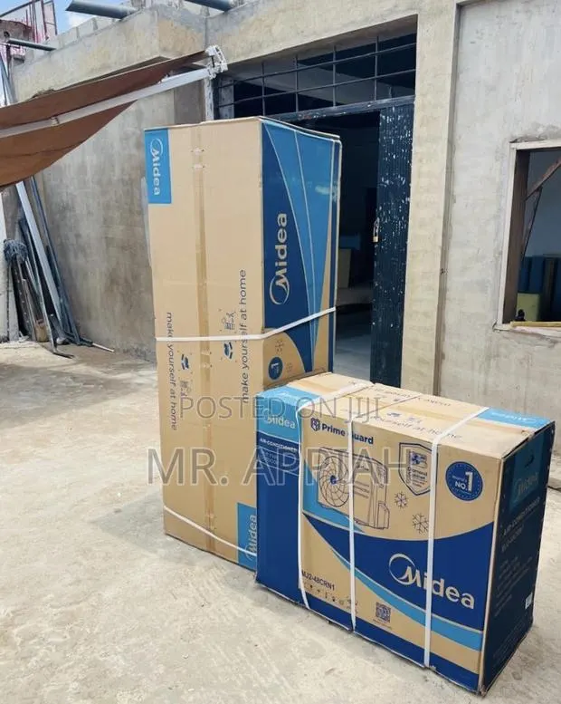 Check Out Original Midea 5.0hp Floor Standing Ac(Mj2-48crn1)White · Photo 1