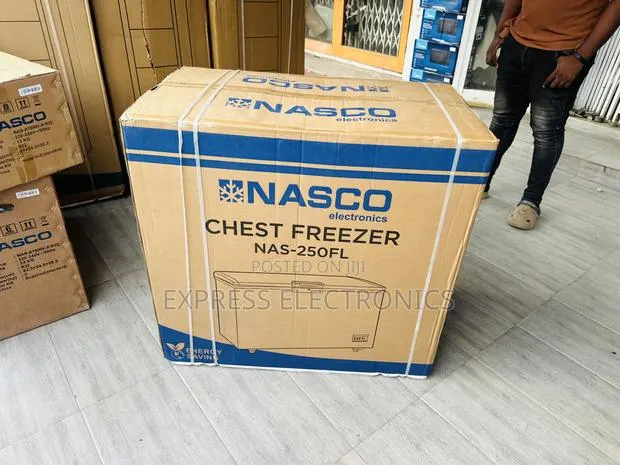 Shop From Us the New Chest 200l Single Door Grey Freezer Nasco · Photo 1