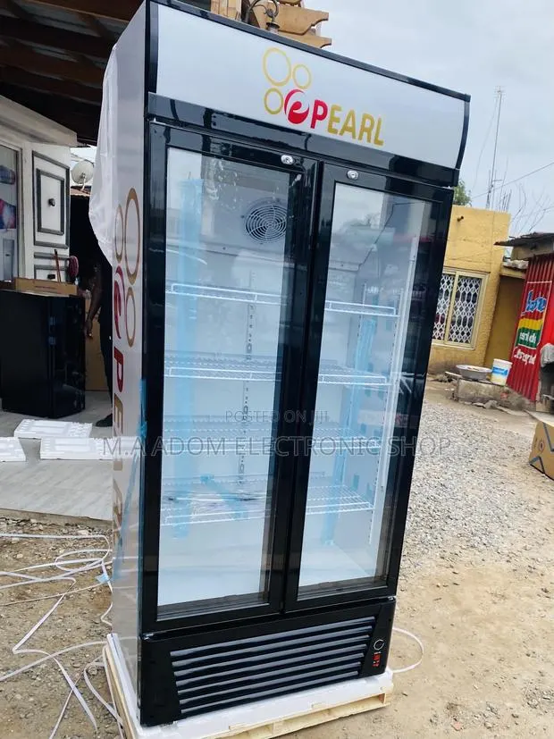 Brand New Pearl PVC-662-2B Double Door Display Fridge. · Photo 1
