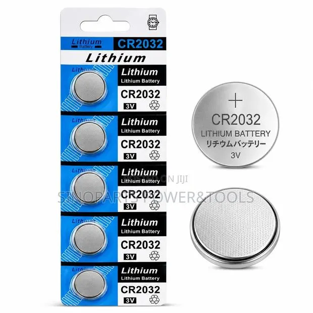 CR2032 3V Coin Battery 5pcs for Car Key Remote CMOS · Photo 1
