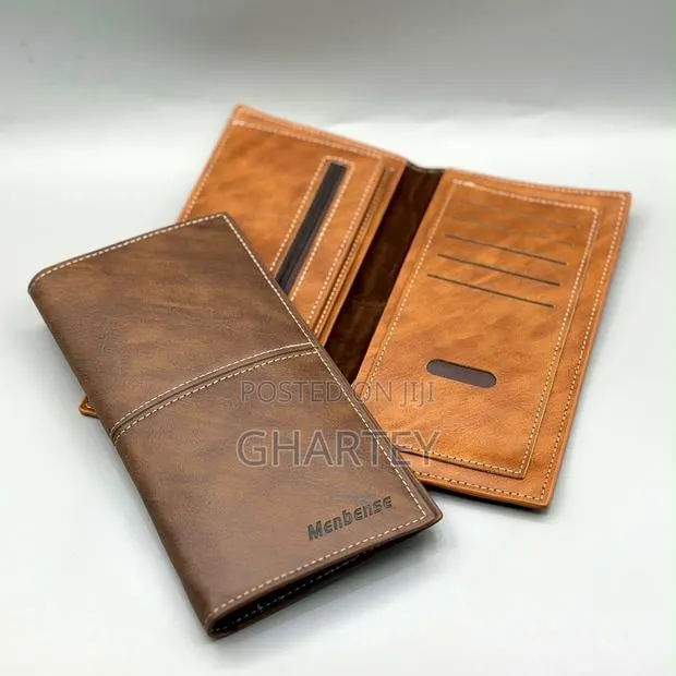 Men’s Premium Leather Long Wallet · Photo 1