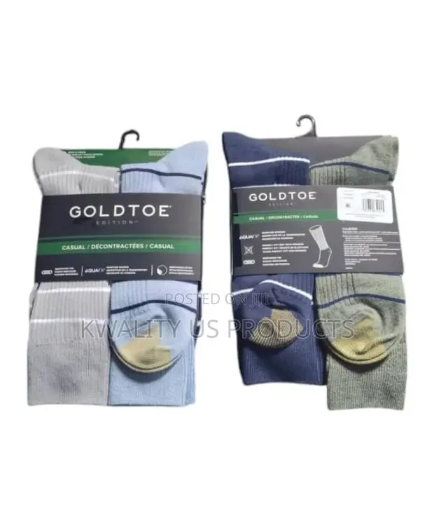 Goldtoe Men's Crew Socks - 6 Pairs · Photo 1
