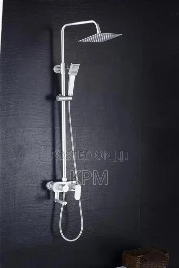 3 Functions Pressure Overhead Shower Complete Set Anti-Rust · Photo 1