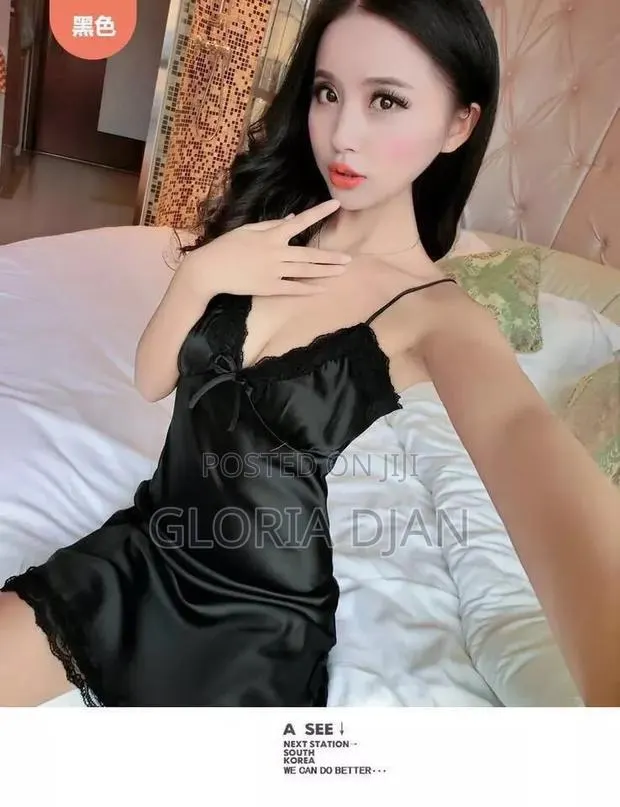 Sexy Satin Nightwear With G-String · Photo 2