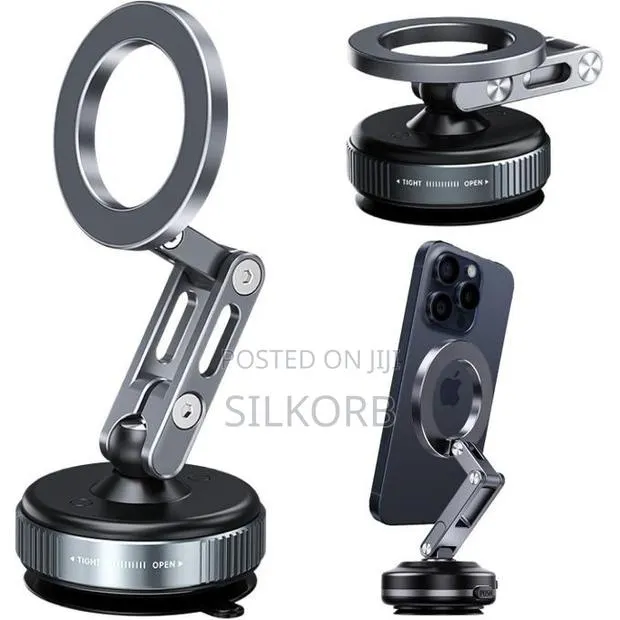 MagSafe Car Mount – Strong Electric Vacuum Suction Magnetic · Photo 1