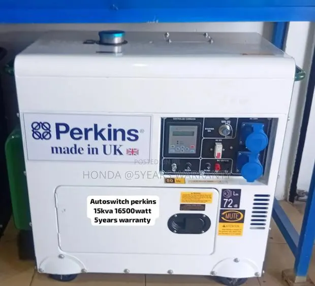 First Class Perkins Autoswitch 15kva 16500watt Generator · Photo 1
