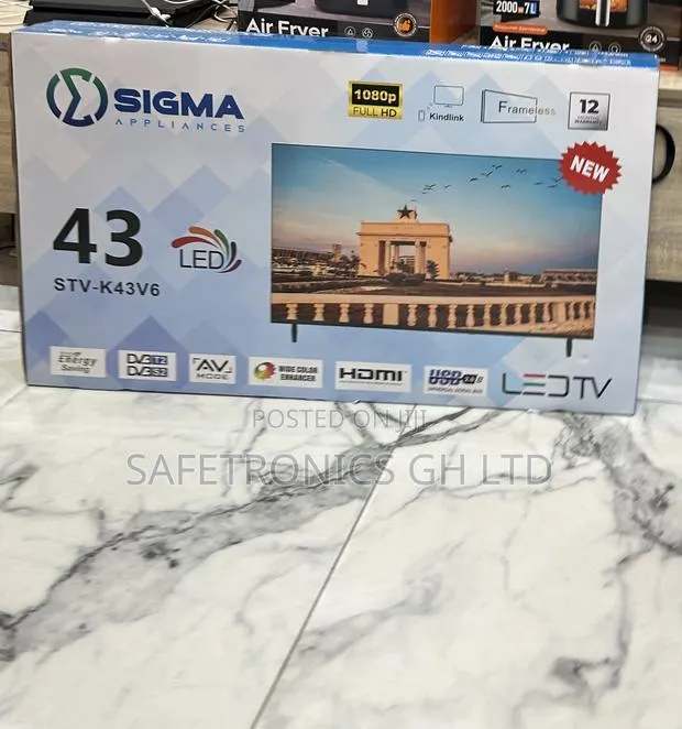 Classic New Sig-K43v6 43 Inch Full Hd Led Sigma Frameless Tv · Photo 1