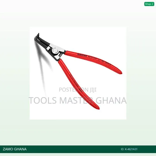Circlip Plier External Shaft Side 200mm 90d Red - K-4621a31 · Photo 1