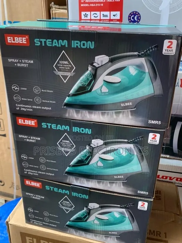 Elbee Durable Steam Iron 2200W SMR5 · Photo 1