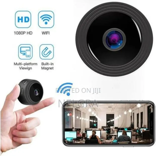 Mini Wireless Ip Camera 1080p Hd - Black · Photo 1