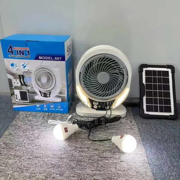 8 Inch Solar Fan · Photo 1